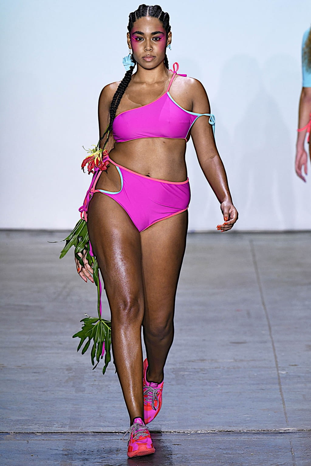 Fashion Week New York Fall/Winter 2019 look 8 from the Chromat collection womenswear
