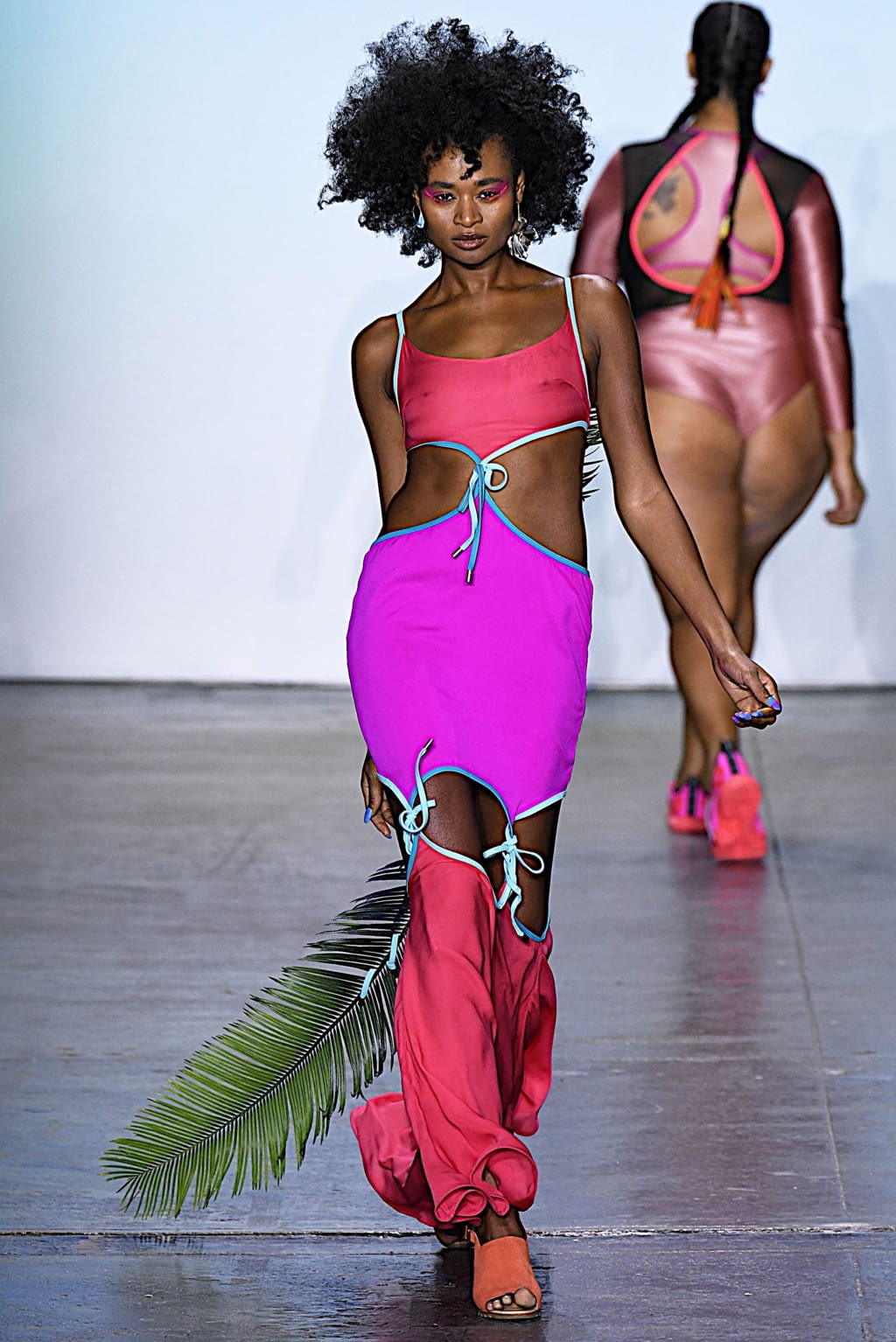 Fashion Week New York Fall/Winter 2019 look 15 from the Chromat collection womenswear