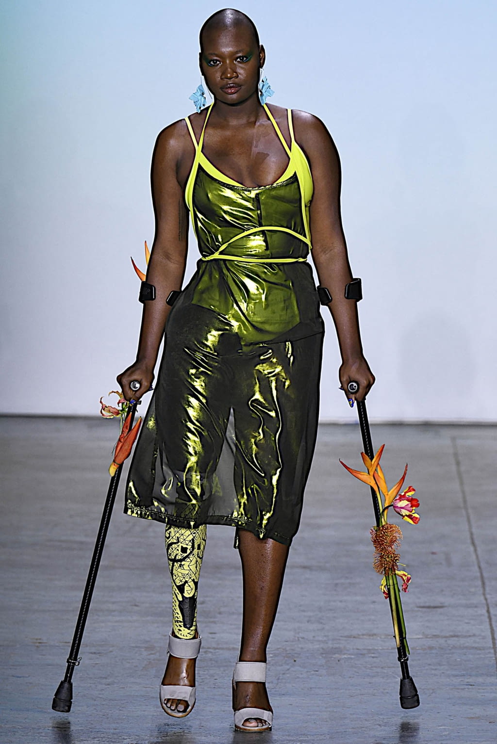 Fashion Week New York Fall/Winter 2019 look 22 from the Chromat collection womenswear