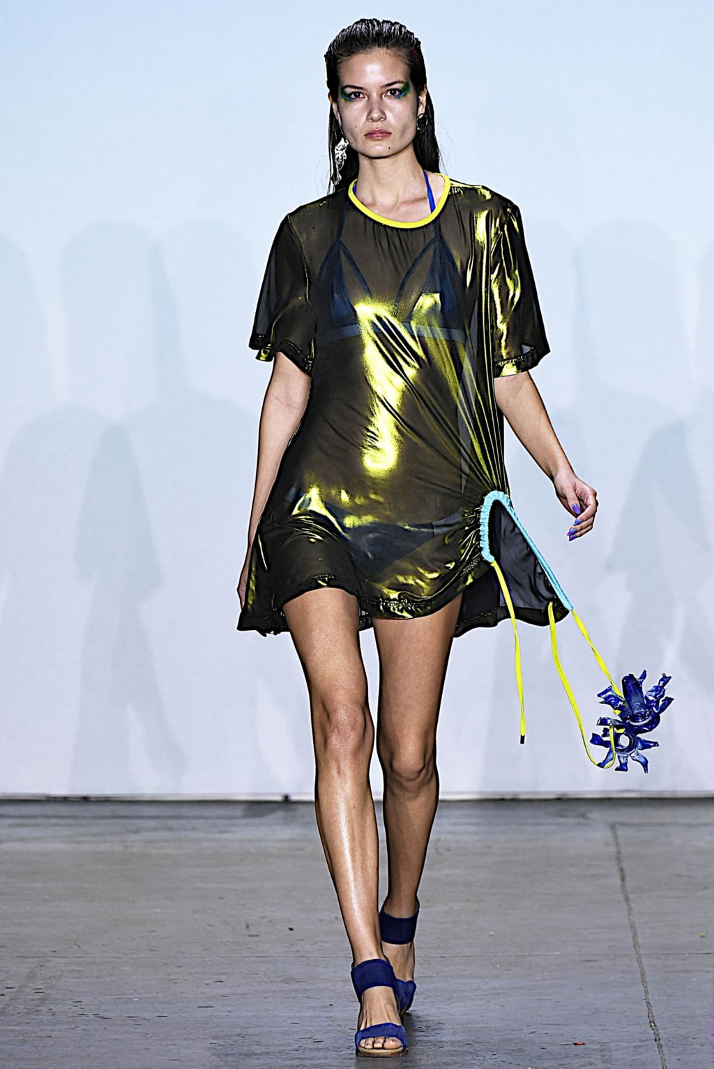 Fashion Week New York Fall/Winter 2019 look 25 from the Chromat collection 女装