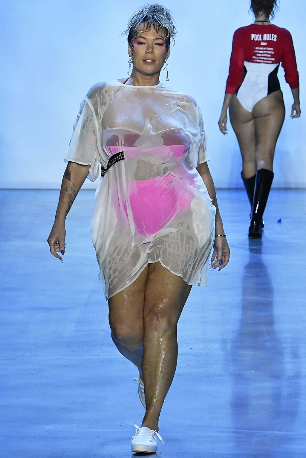 Fashion Week New York Spring/Summer 2019 look 21 from the Chromat collection womenswear