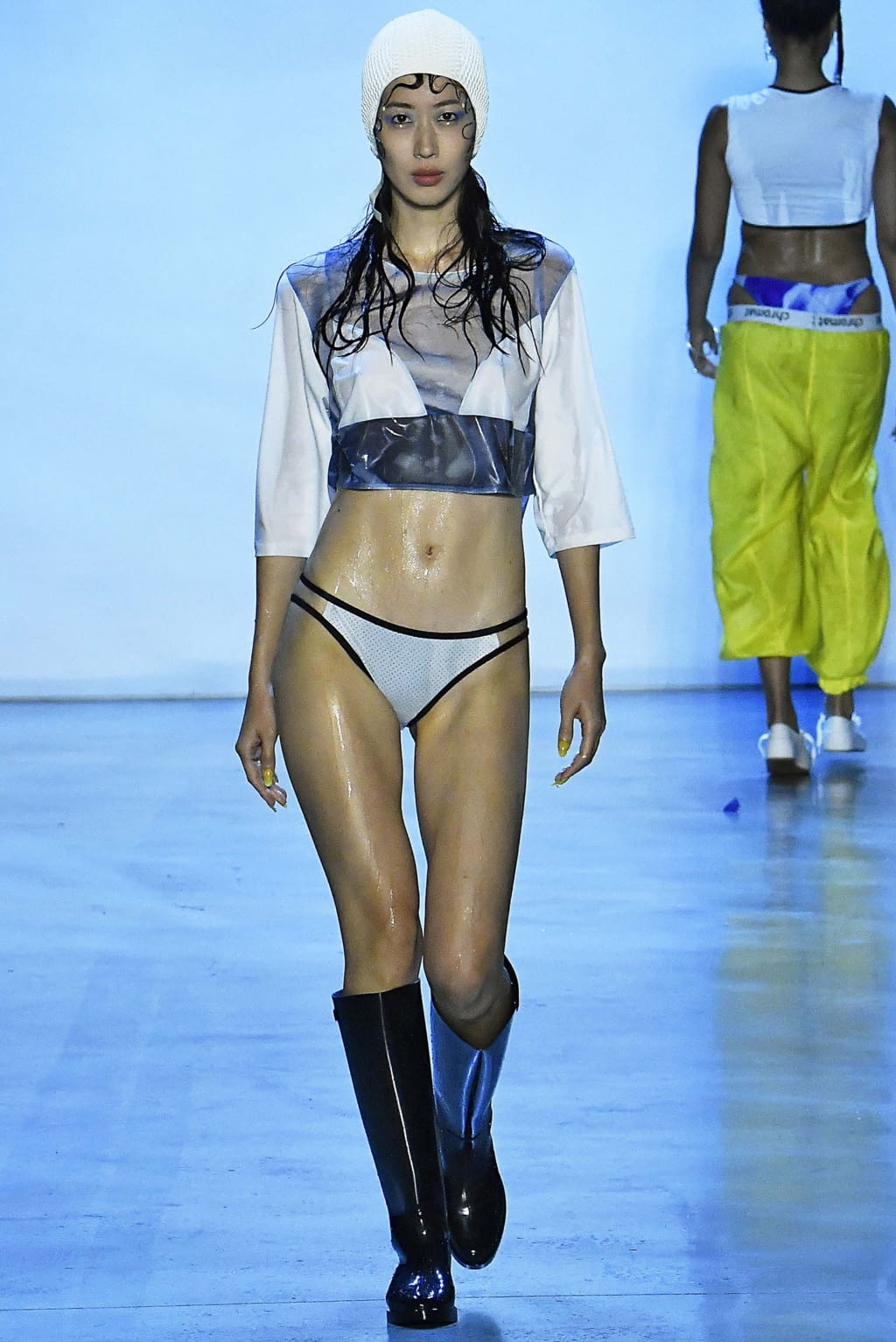 Fashion Week New York Spring/Summer 2019 look 24 from the Chromat collection womenswear
