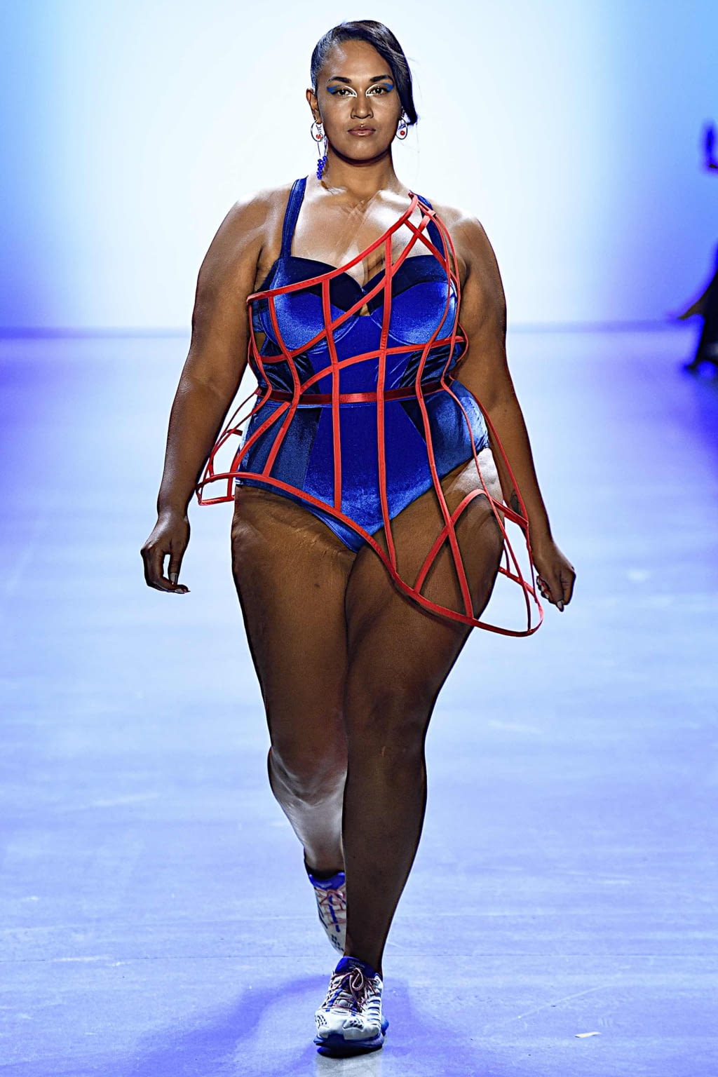 Fashion Week New York Spring/Summer 2020 look 2 from the Chromat collection womenswear