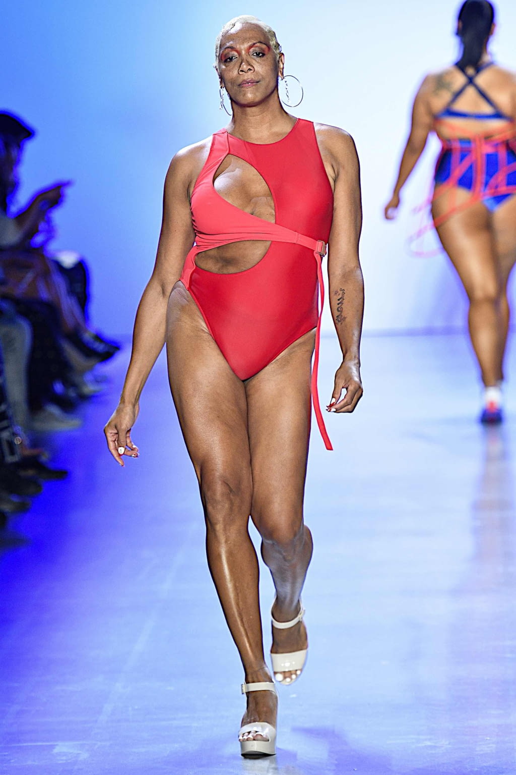 Fashion Week New York Spring/Summer 2020 look 1 from the Chromat collection womenswear