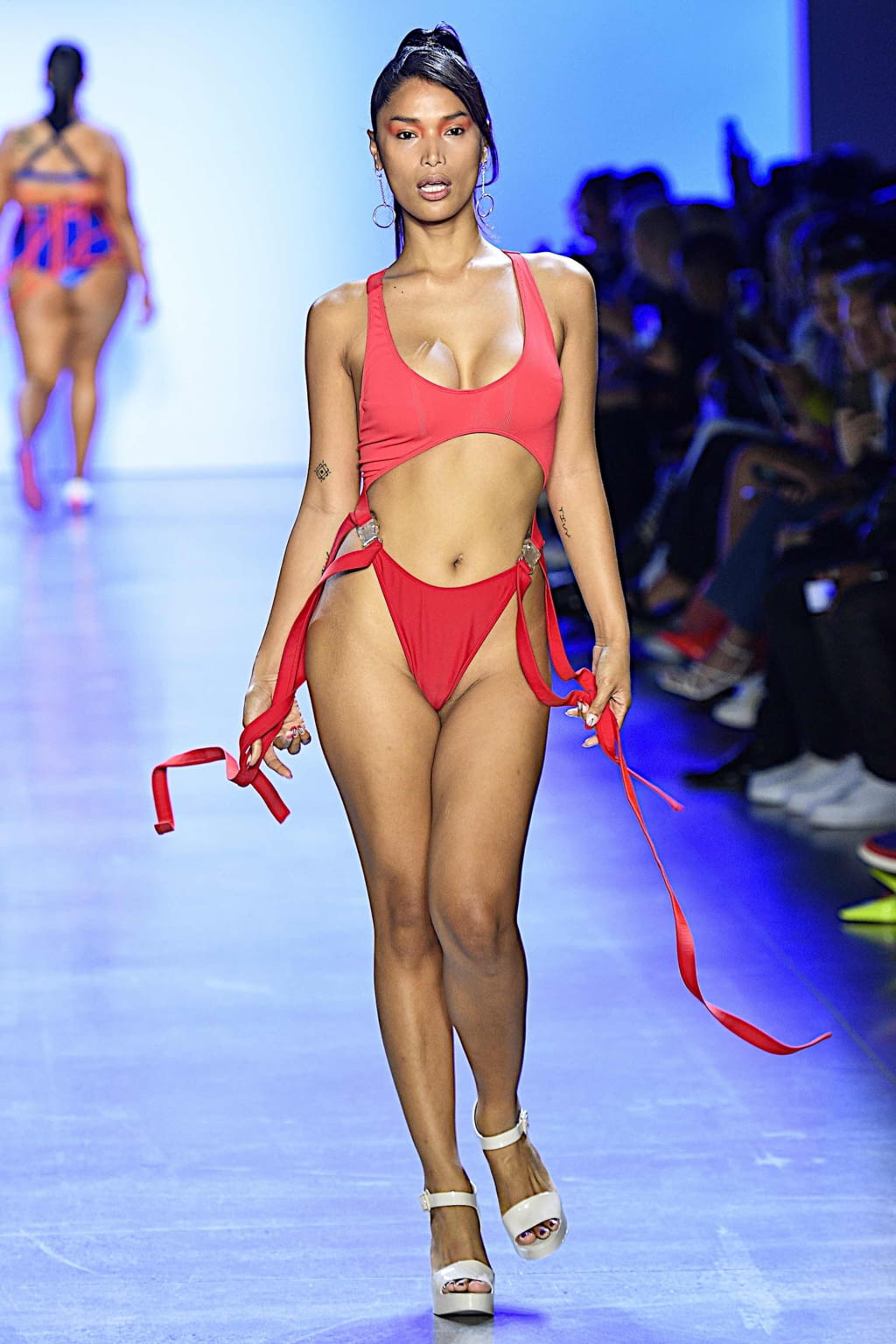 Fashion Week New York Spring/Summer 2020 look 3 from the Chromat collection 女装