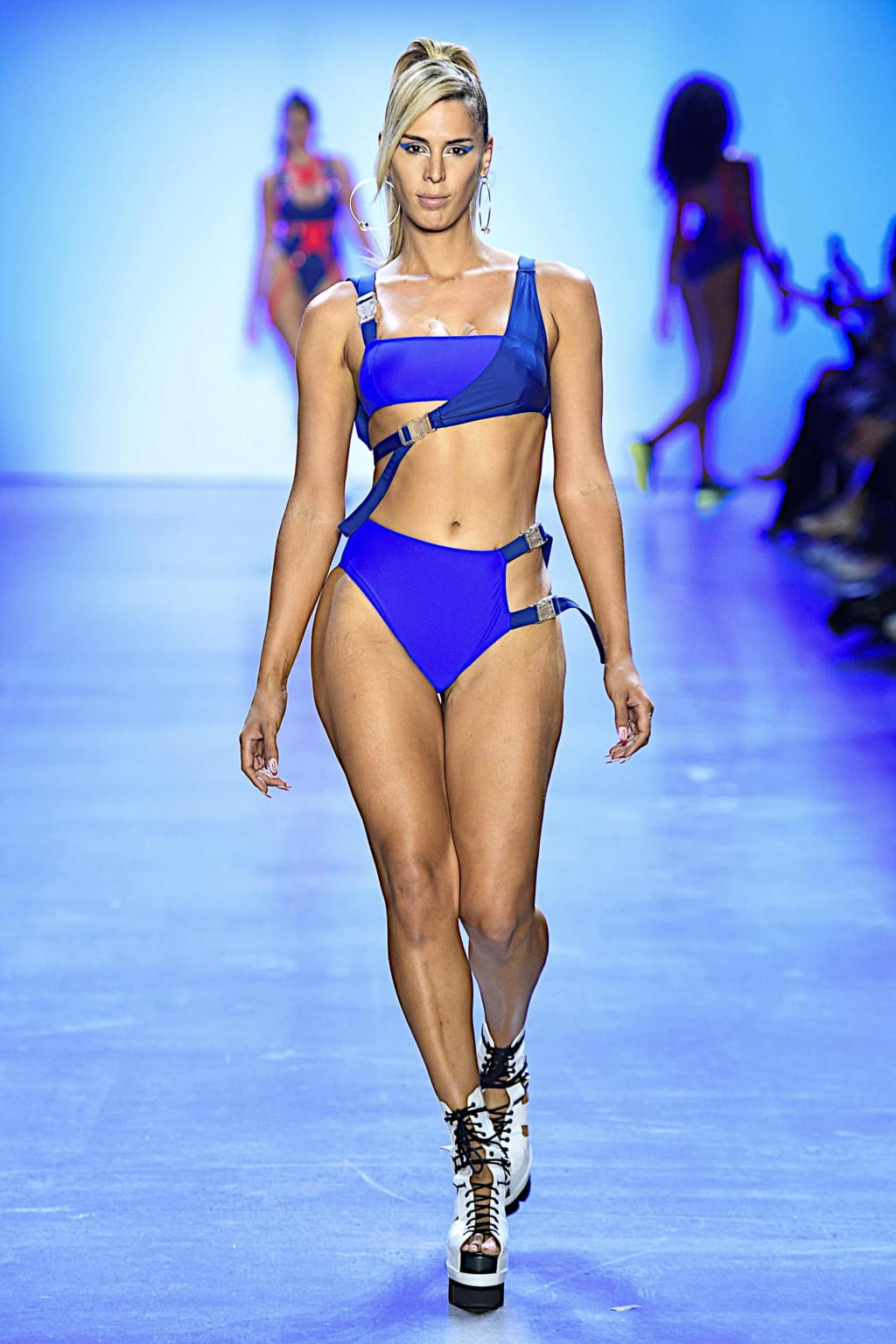 Fashion Week New York Spring/Summer 2020 look 5 from the Chromat collection womenswear