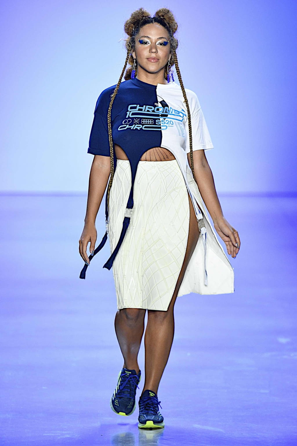 Fashion Week New York Spring/Summer 2020 look 12 from the Chromat collection womenswear