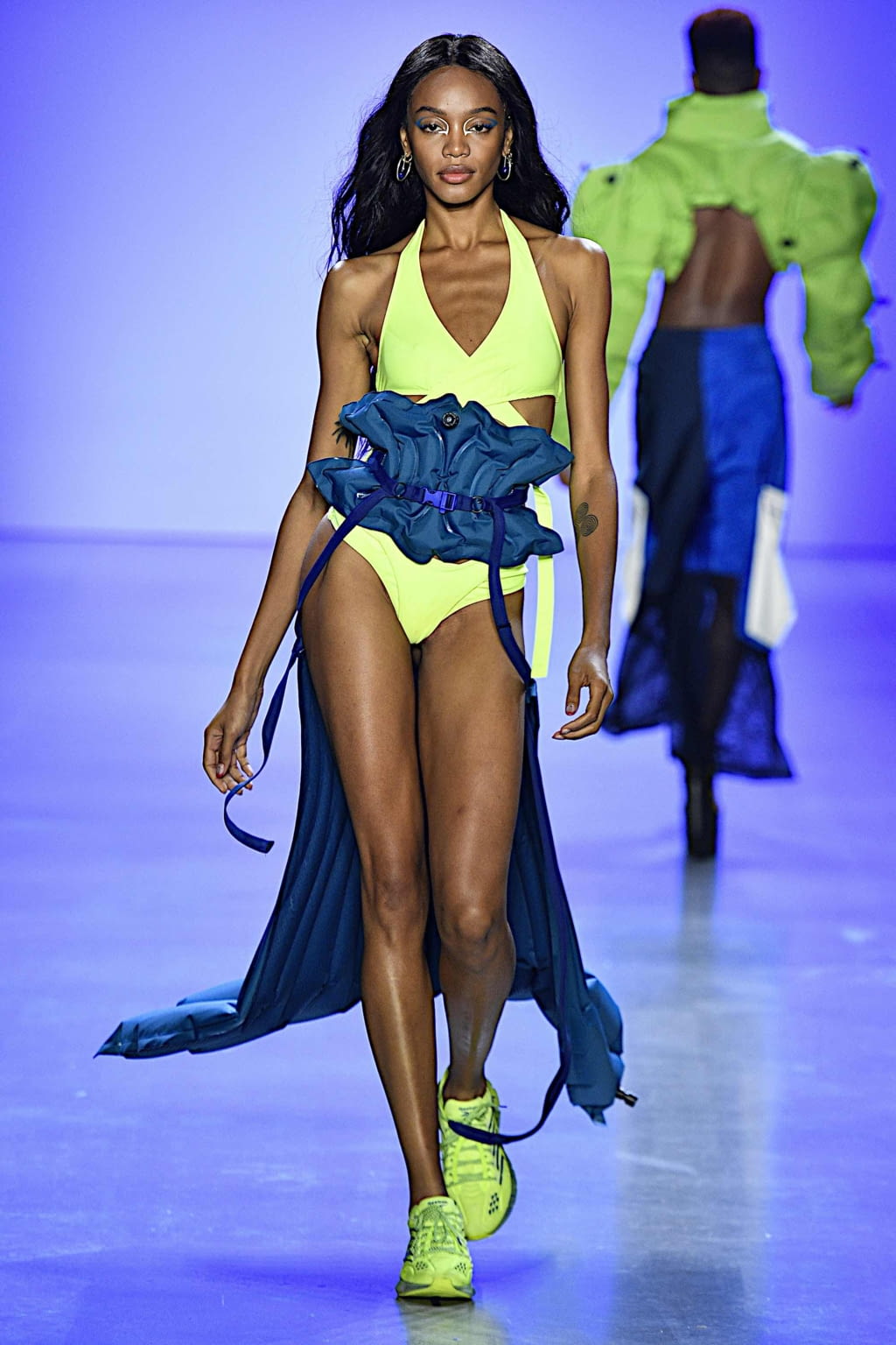 Fashion Week New York Spring/Summer 2020 look 38 from the Chromat collection womenswear