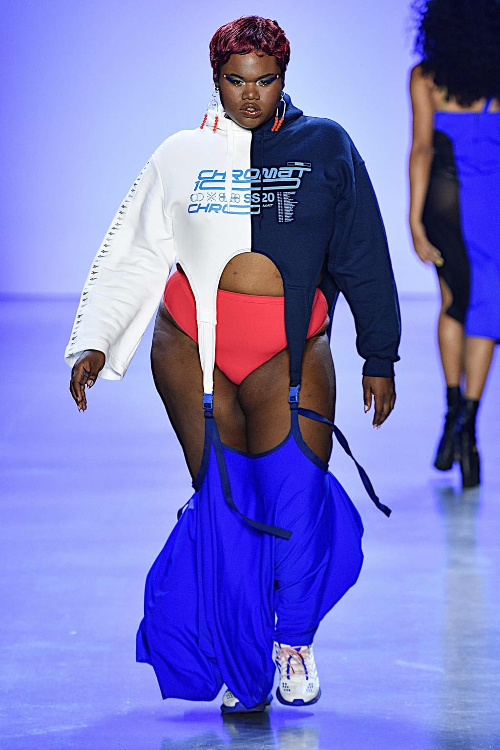 Fashion Week New York Spring/Summer 2020 look 41 from the Chromat collection womenswear