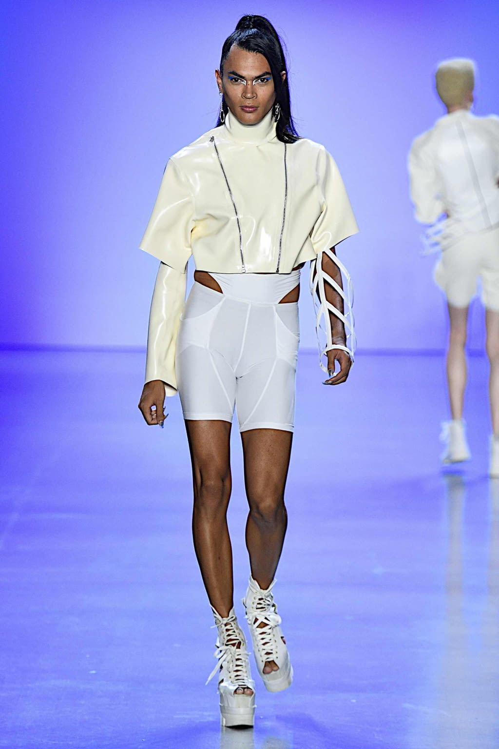 Fashion Week New York Spring/Summer 2020 look 46 from the Chromat collection womenswear