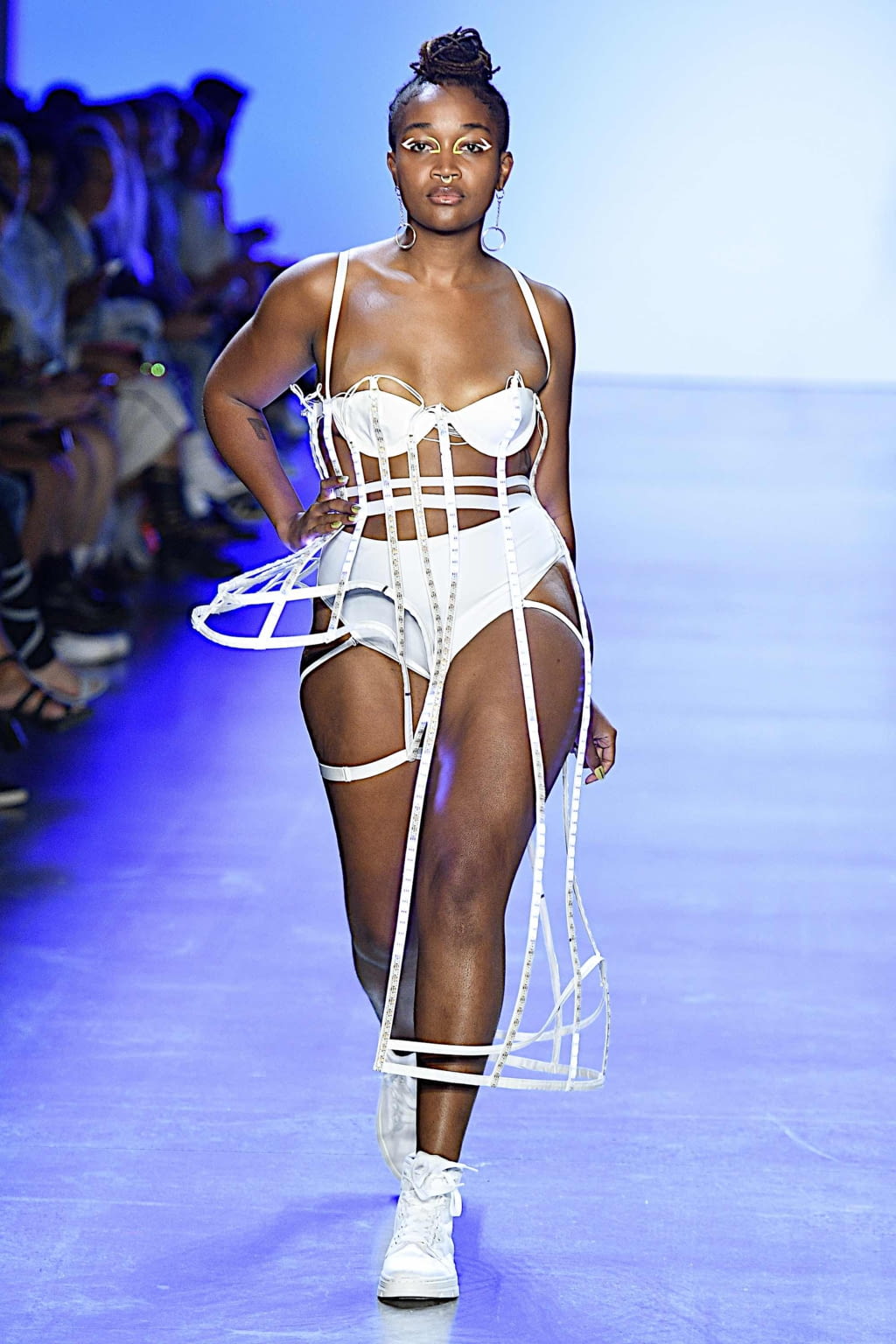 Fashion Week New York Spring/Summer 2020 look 49 from the Chromat collection womenswear