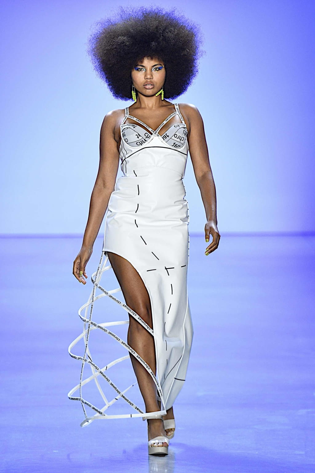 Fashion Week New York Spring/Summer 2020 look 53 from the Chromat collection womenswear