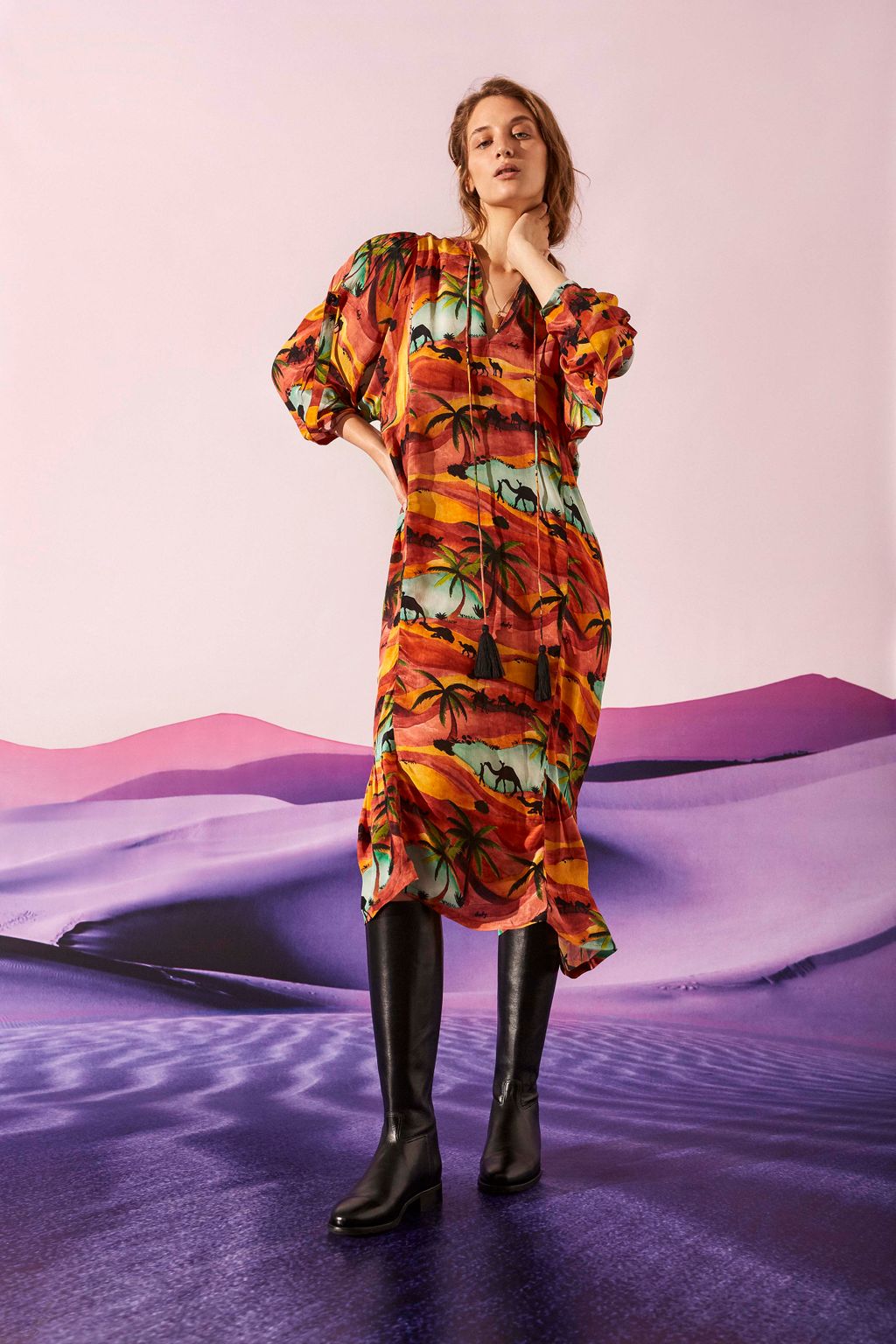 Fashion Week New York Pre-Fall 2019 look 17 from the Chufy collection womenswear