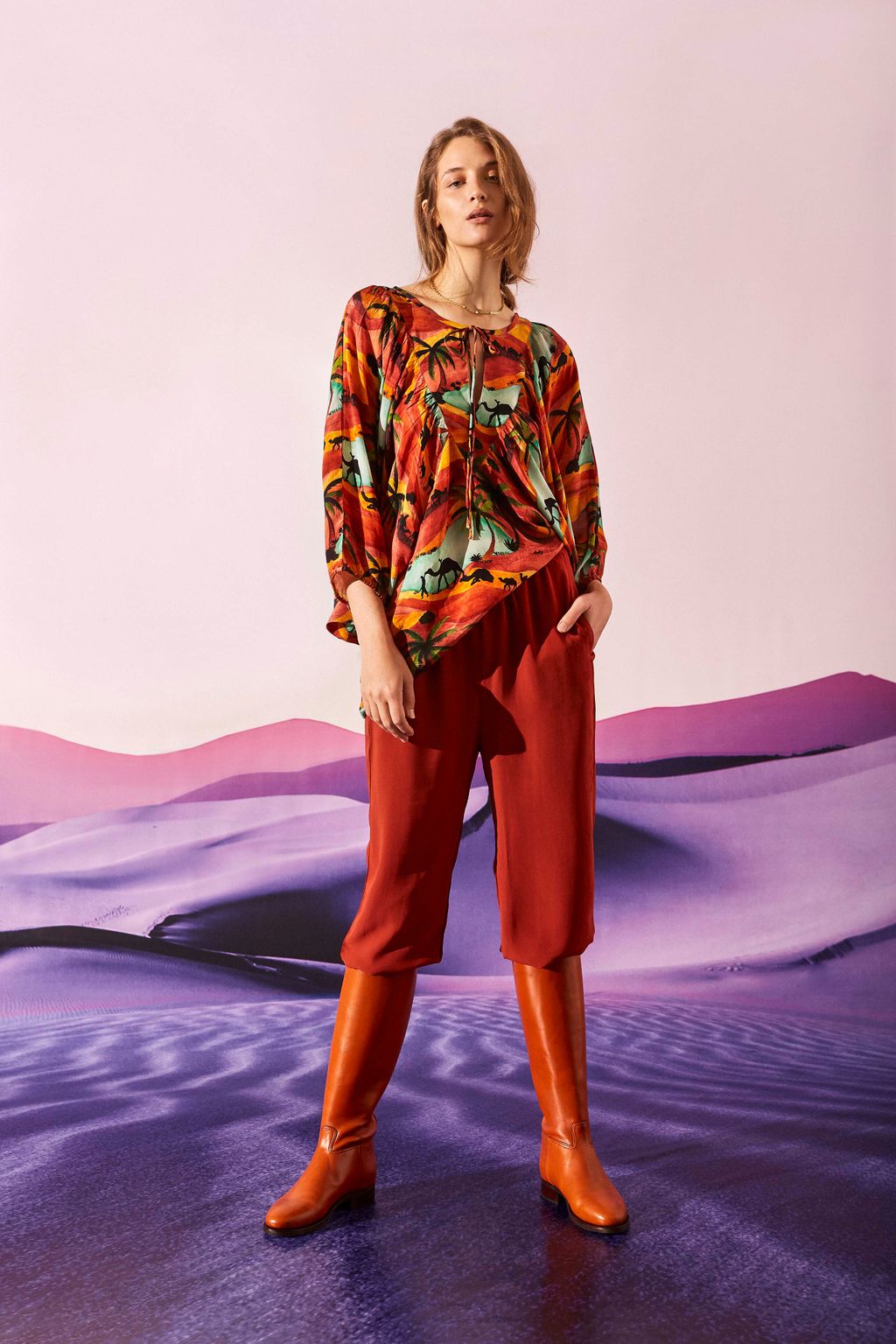 Fashion Week New York Pre-Fall 2019 look 4 from the Chufy collection womenswear