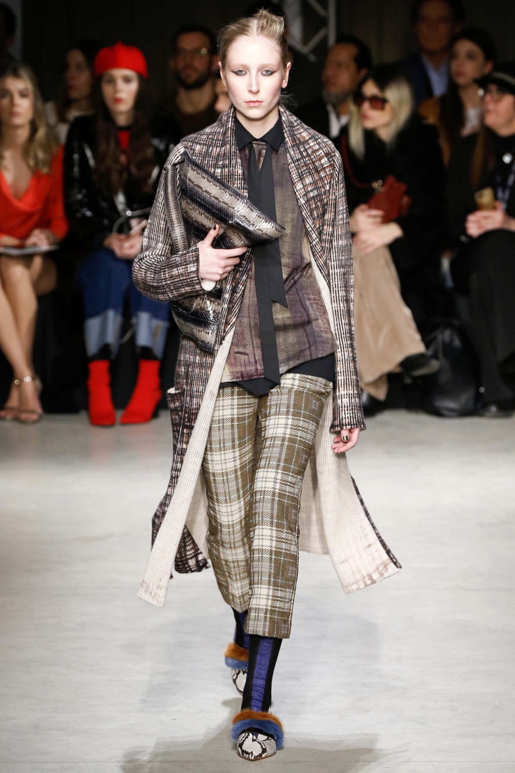 Fashion Week Milan Fall/Winter 2018 look 14 from the Cividini collection womenswear