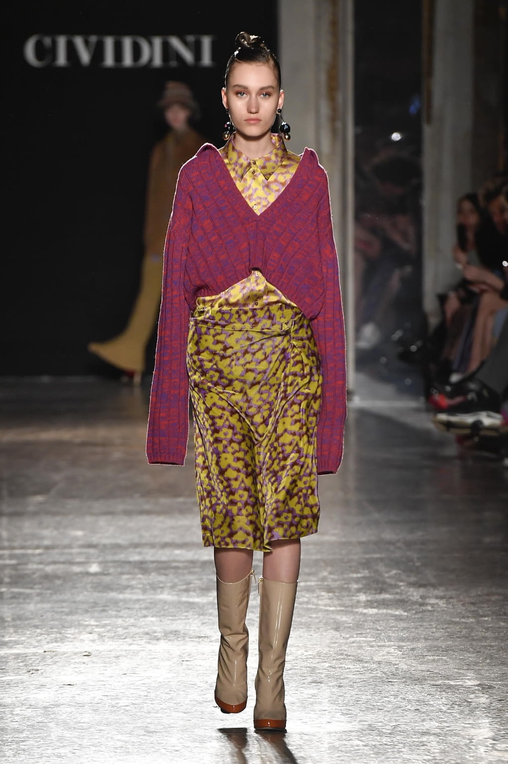 Fashion Week Milan Fall/Winter 2020 look 20 de la collection Cividini womenswear