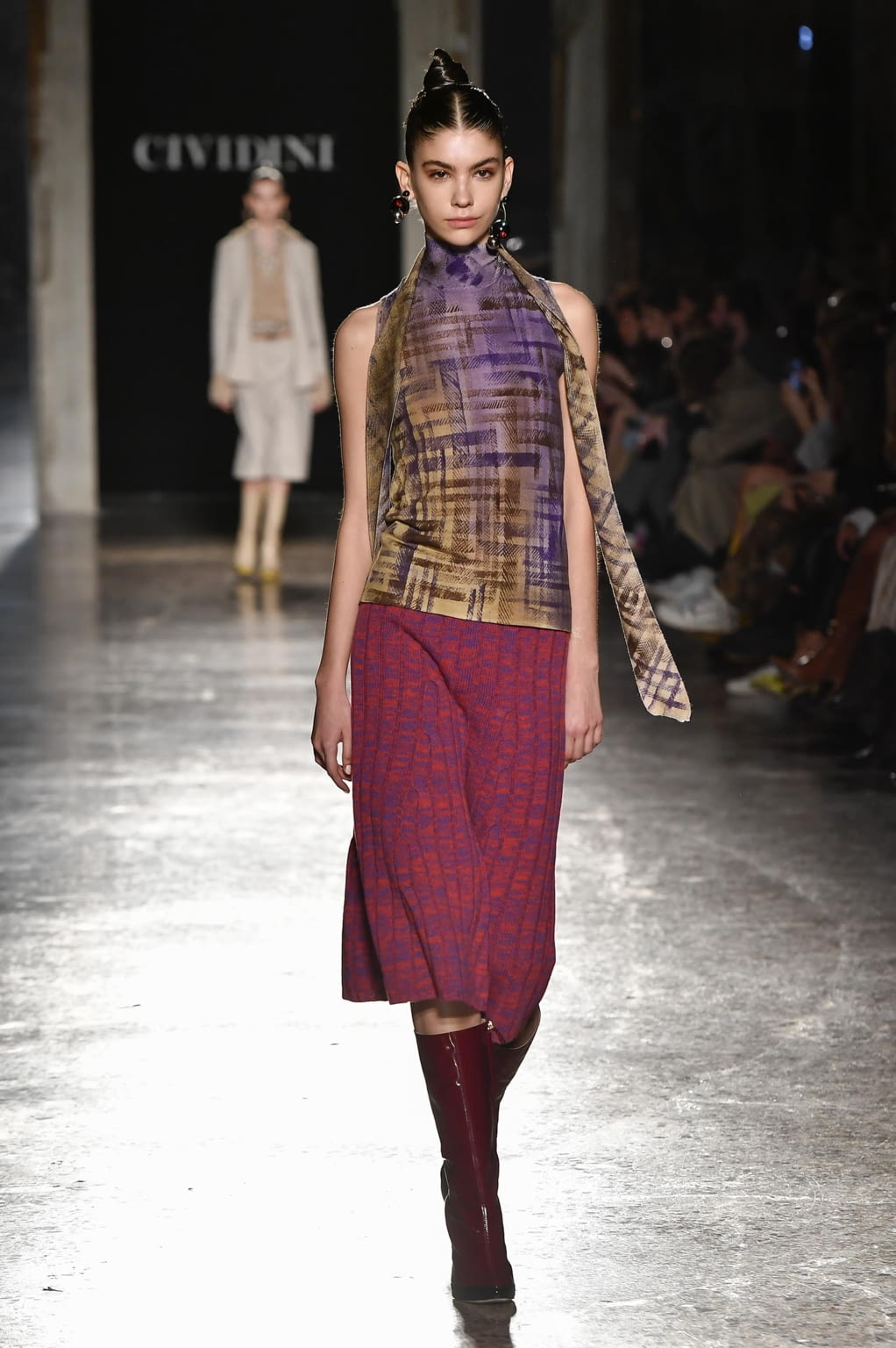 Fashion Week Milan Fall/Winter 2020 look 25 from the Cividini collection womenswear