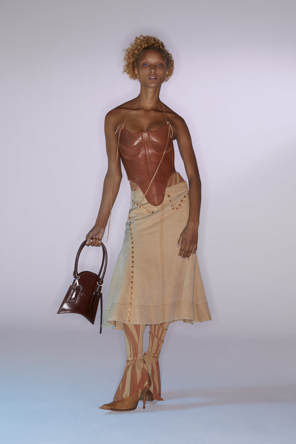 Fashion Week London Spring/Summer 2021 look 8 from the KNWLS collection womenswear