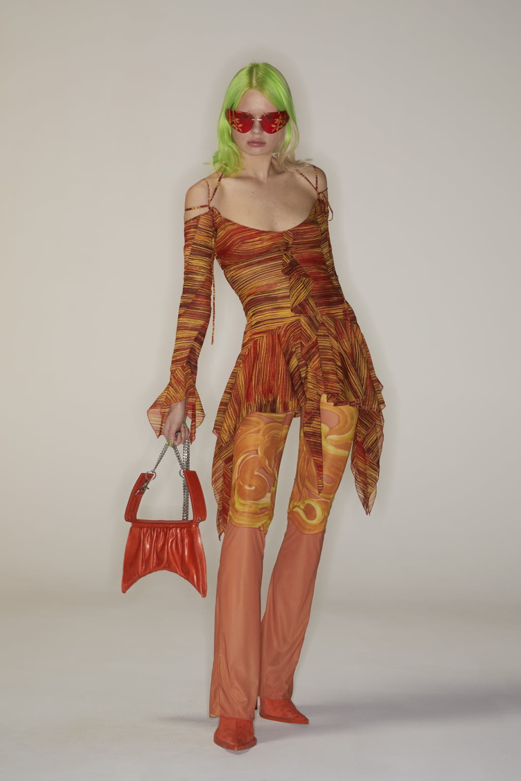 Fashion Week London Spring/Summer 2021 look 18 from the KNWLS collection womenswear
