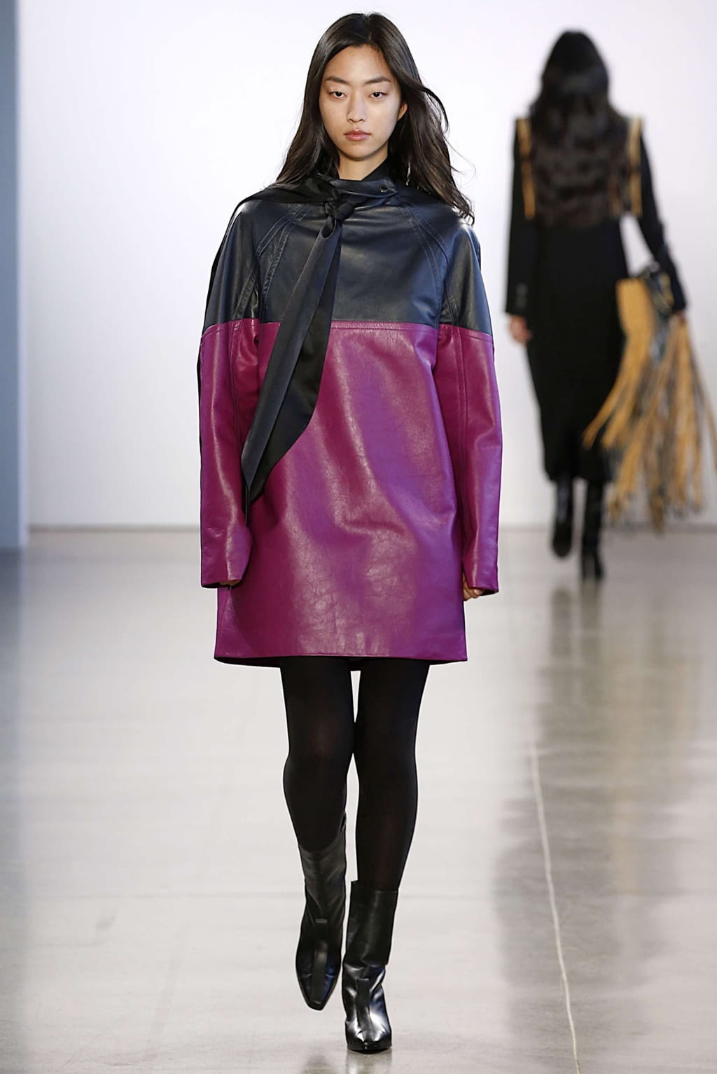 Fashion Week New York Fall/Winter 2019 look 13 from the Claudia Li collection 女装