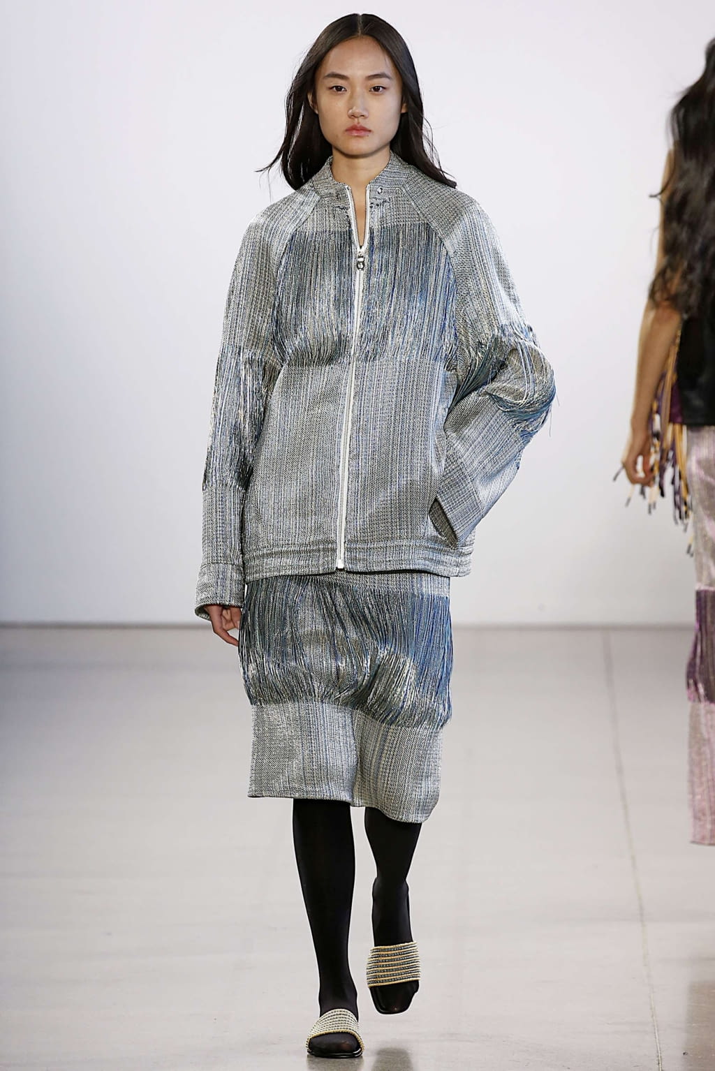 Fashion Week New York Fall/Winter 2019 look 36 from the Claudia Li collection 女装
