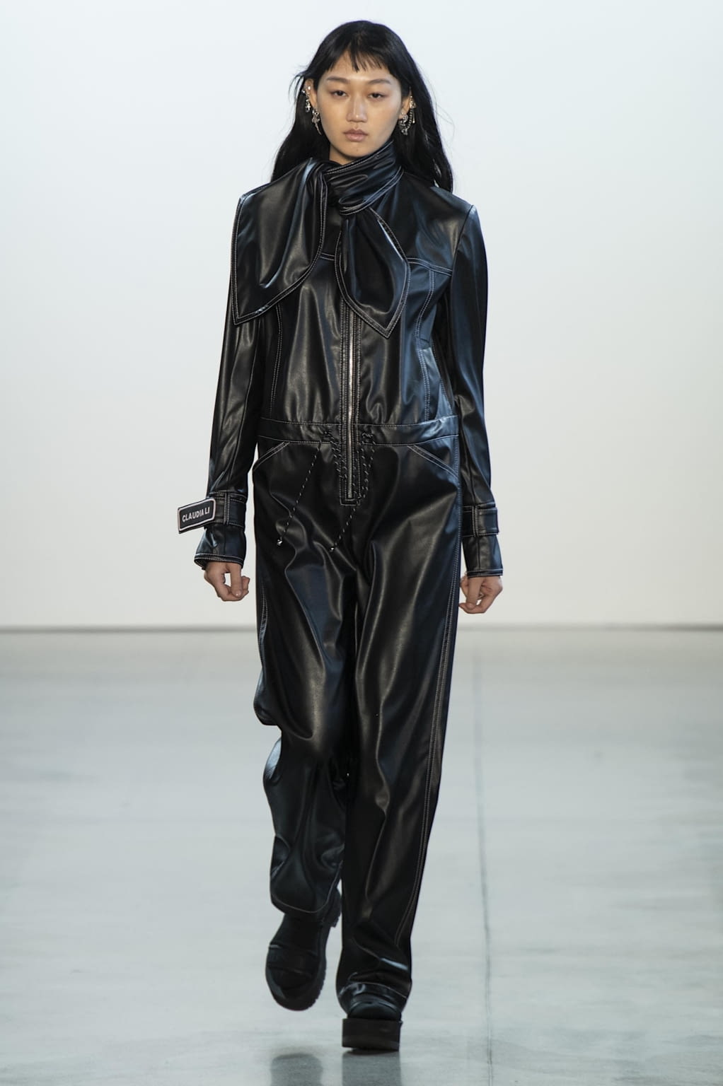 Fashion Week New York Fall/Winter 2020 look 13 de la collection Claudia Li womenswear