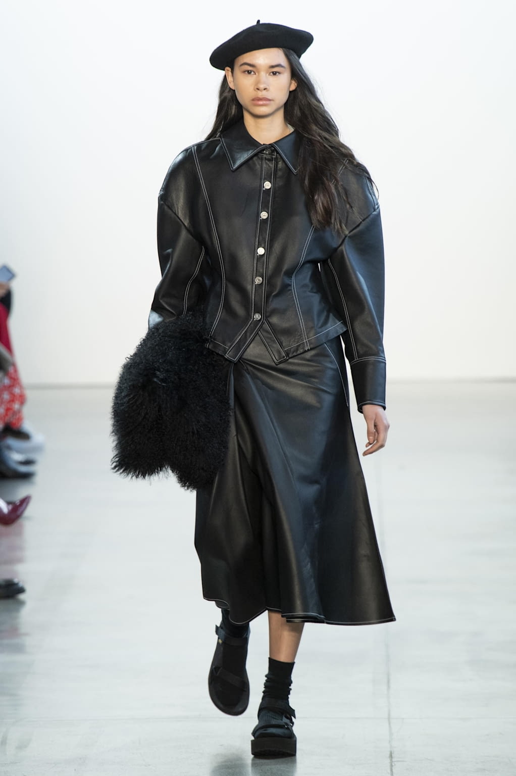 Fashion Week New York Fall/Winter 2020 look 15 from the Claudia Li collection 女装