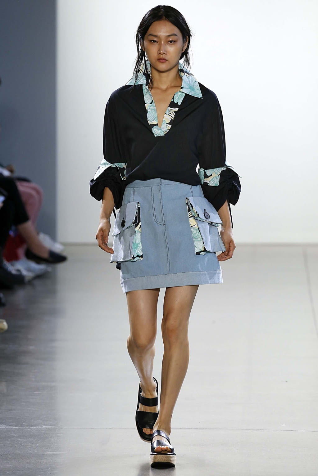 Fashion Week New York Spring/Summer 2019 look 11 from the Claudia Li collection 女装