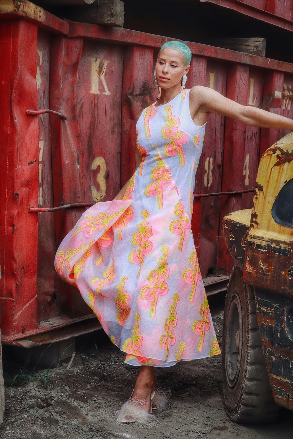 Fashion Week New York Spring/Summer 2021 look 12 de la collection Claudia Li womenswear