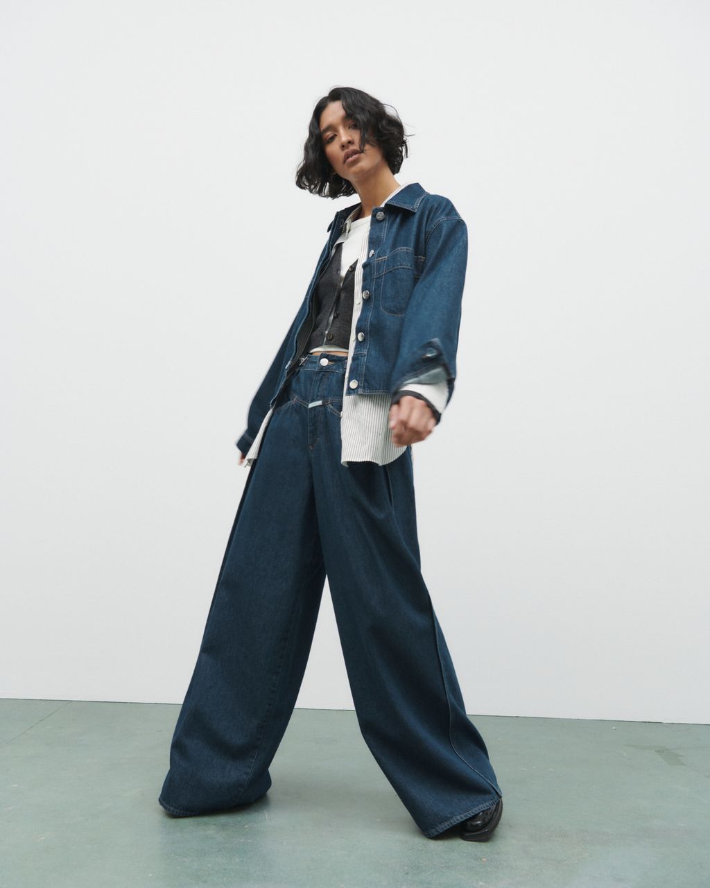 Fashion Week Paris Pre-Fall 2024 look 4 from the Closed collection 女装