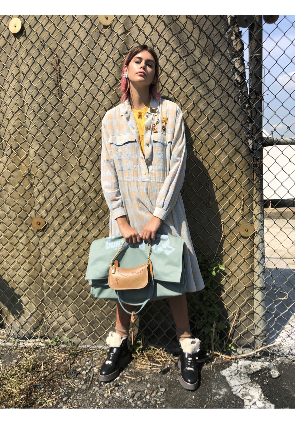 Fashion Week New York Spring/Summer 2021 look 34 from the Coach collection womenswear
