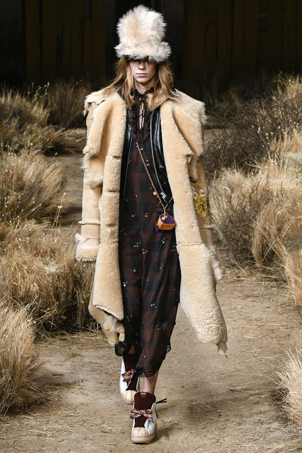 Fashion Week New York Fall/Winter 2017 look 6 from the Coach collection 女装