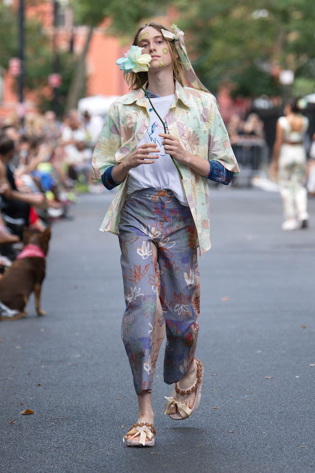 Fashion Week New York Spring/Summer 2020 look 5 de la collection Collina Strada womenswear