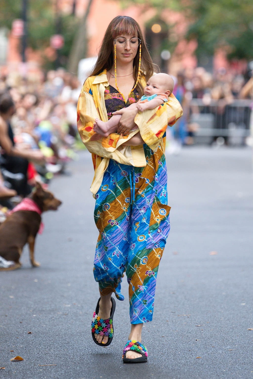 Fashion Week New York Spring/Summer 2020 look 6 de la collection Collina Strada womenswear