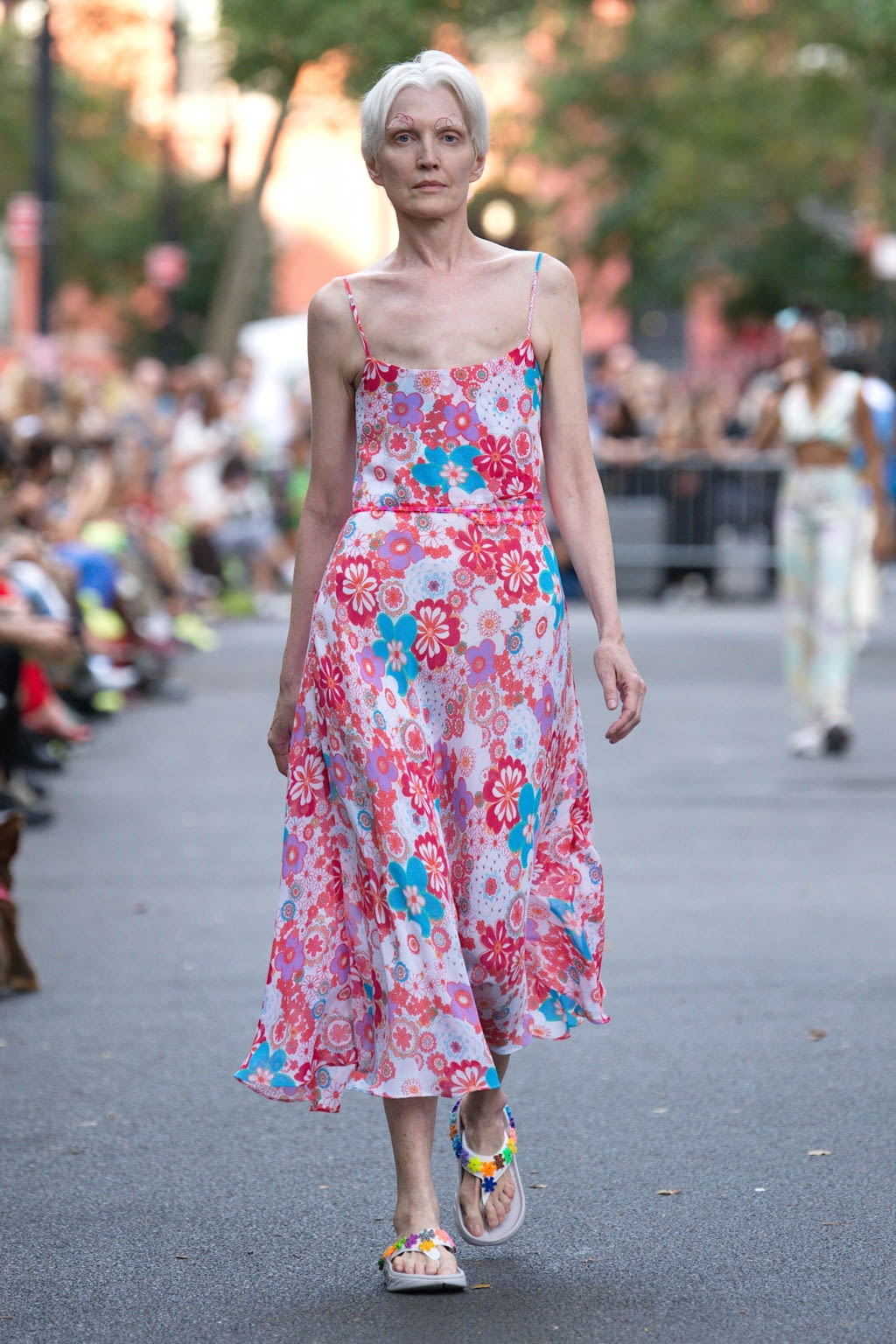 Fashion Week New York Spring/Summer 2020 look 11 de la collection Collina Strada womenswear