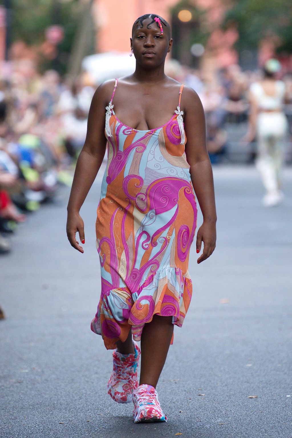 Fashion Week New York Spring/Summer 2020 look 13 de la collection Collina Strada womenswear