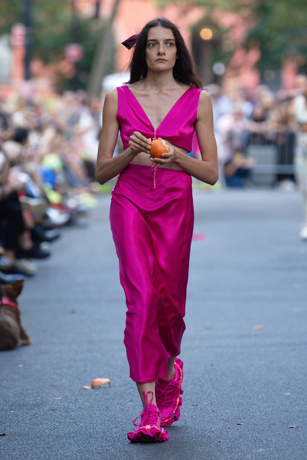 Fashion Week New York Spring/Summer 2020 look 19 from the Collina Strada collection womenswear