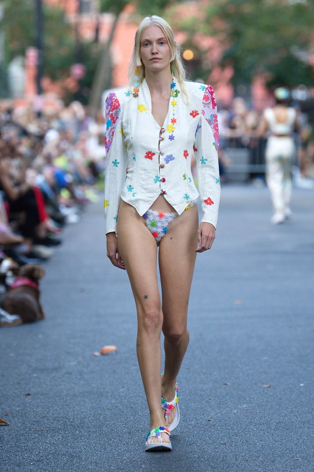 Fashion Week New York Spring/Summer 2020 look 23 de la collection Collina Strada womenswear