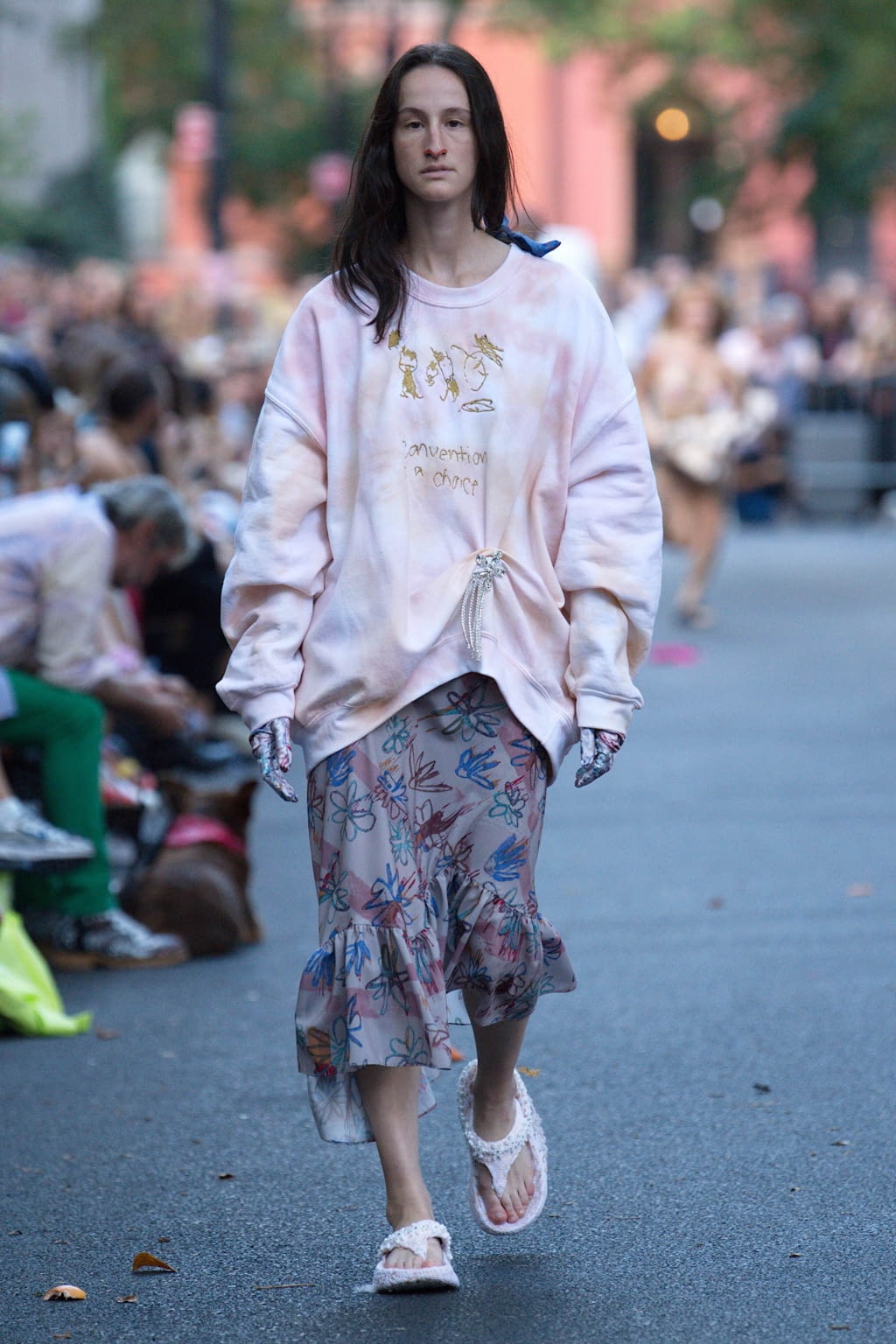 Fashion Week New York Spring/Summer 2020 look 29 de la collection Collina Strada womenswear