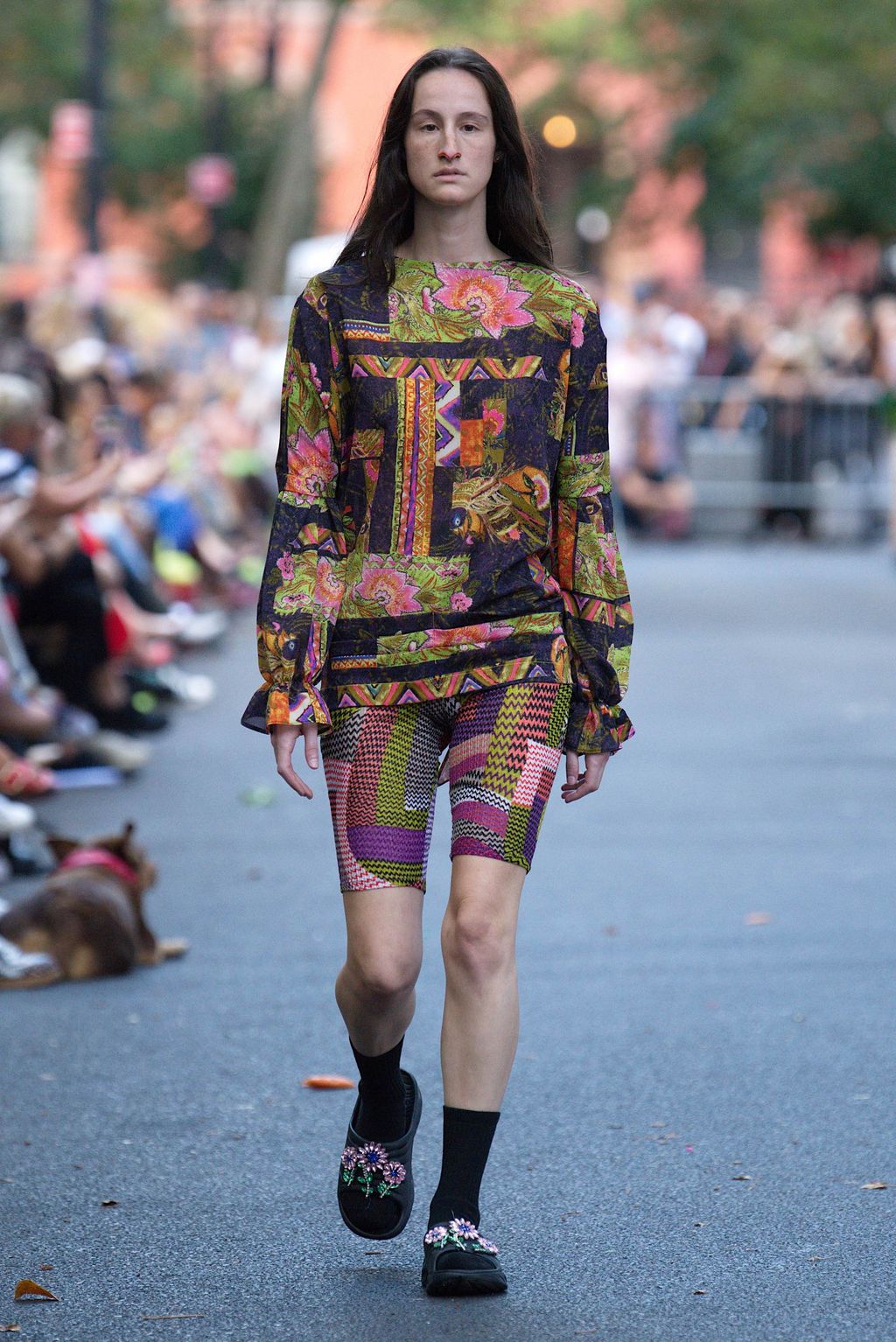 Fashion Week New York Spring/Summer 2020 look 39 from the Collina Strada collection womenswear