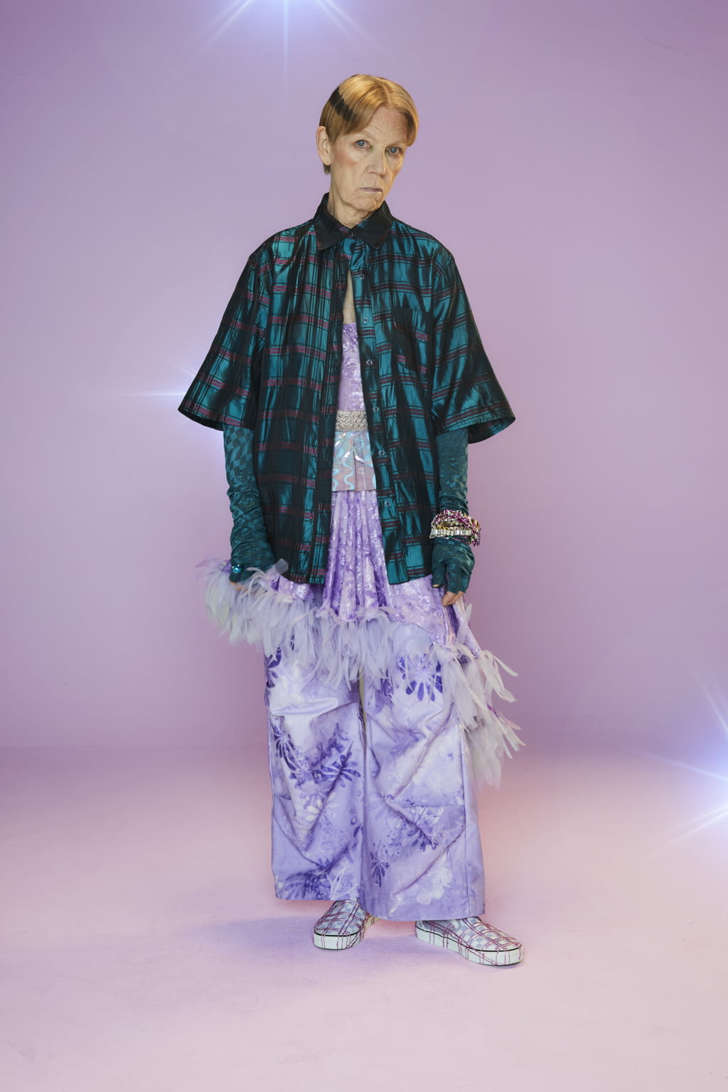 Fashion Week New York Fall/Winter 2022 look 9 de la collection Collina Strada womenswear