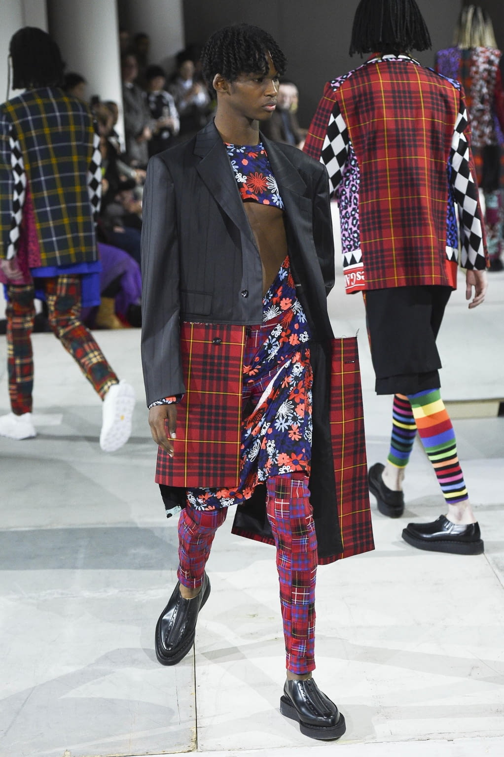 Fashion Week Paris Fall/Winter 2020 look 5 from the Comme des Garçons Homme Plus collection menswear