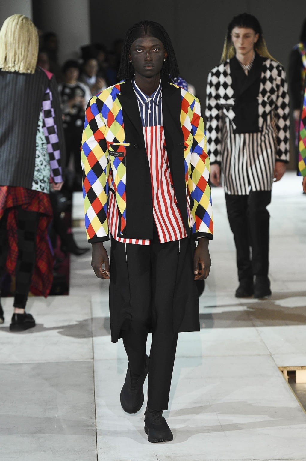 Fashion Week Paris Fall/Winter 2020 look 9 from the Comme des Garçons Homme Plus collection menswear