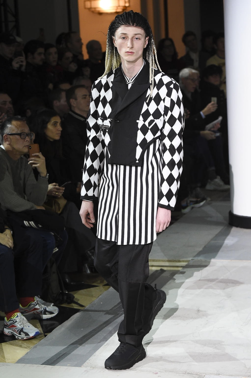 Fashion Week Paris Fall/Winter 2020 look 11 from the Comme des Garçons Homme Plus collection menswear