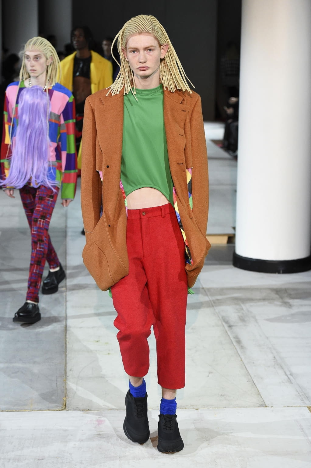 Fashion Week Paris Fall/Winter 2020 look 14 from the Comme des Garçons Homme Plus collection 男装