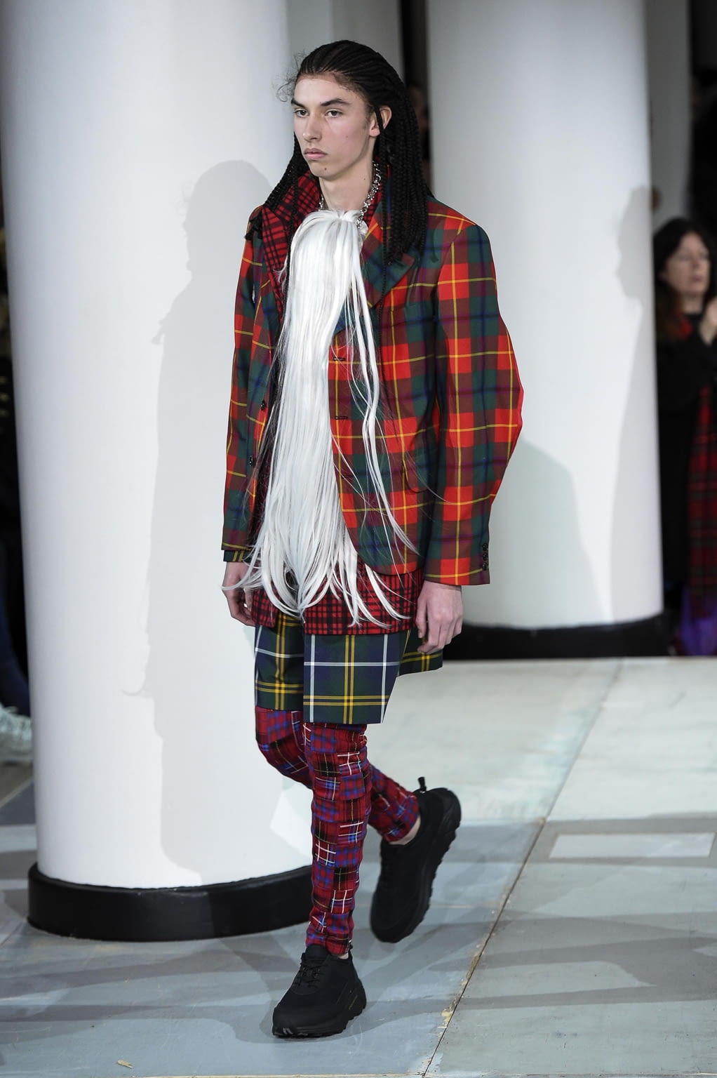 Fashion Week Paris Fall/Winter 2020 look 28 from the Comme des Garçons Homme Plus collection menswear
