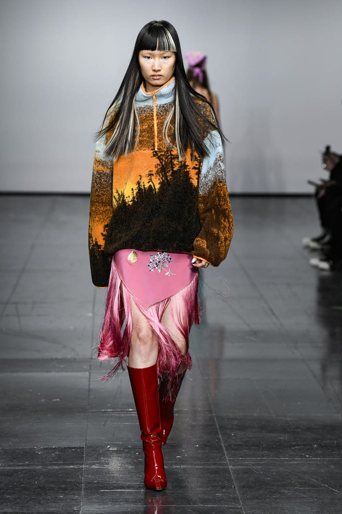 Fashion Week London Fall/Winter 2022 look 3 from the Conner Ives collection 女装