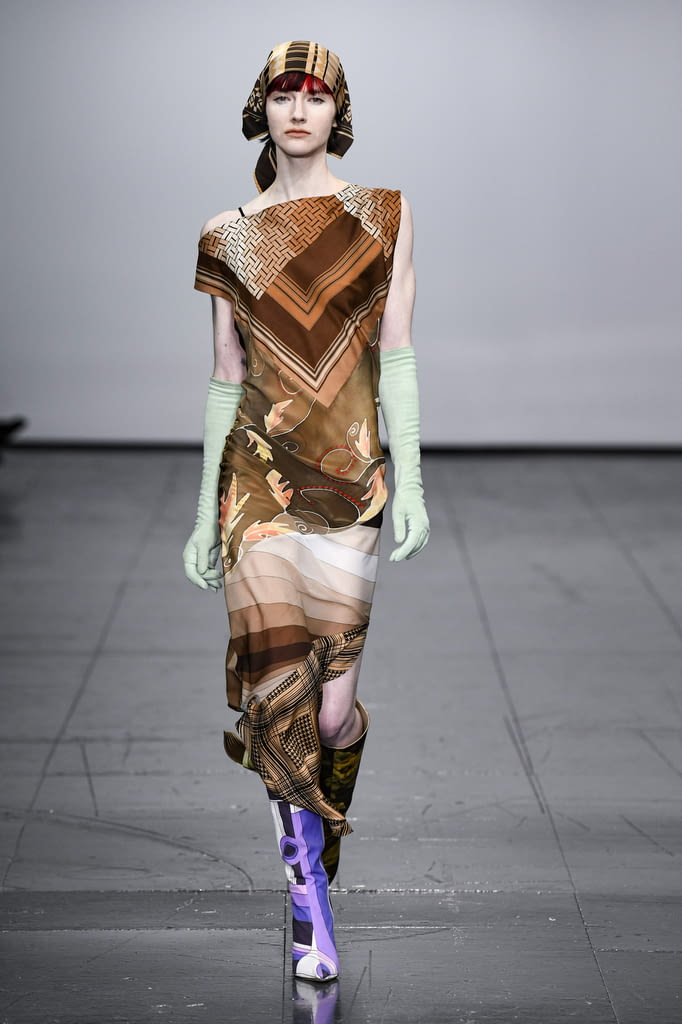 Fashion Week London Fall/Winter 2022 look 12 from the Conner Ives collection womenswear
