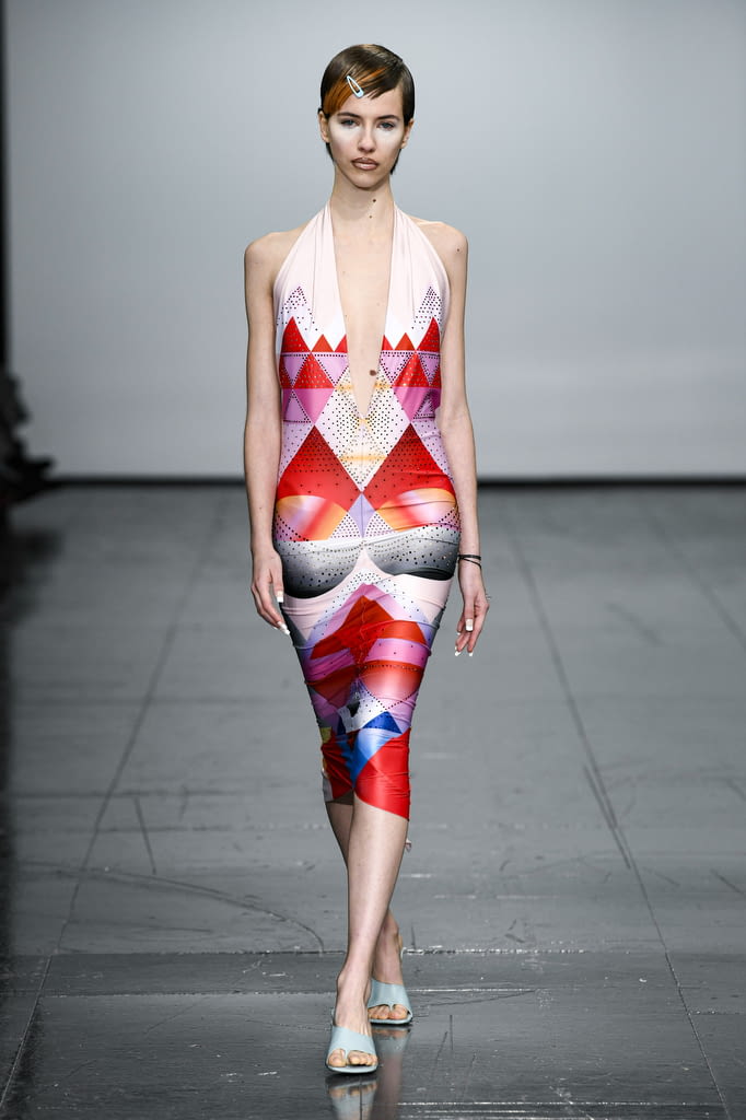 Fashion Week London Fall/Winter 2022 look 21 de la collection Conner Ives womenswear
