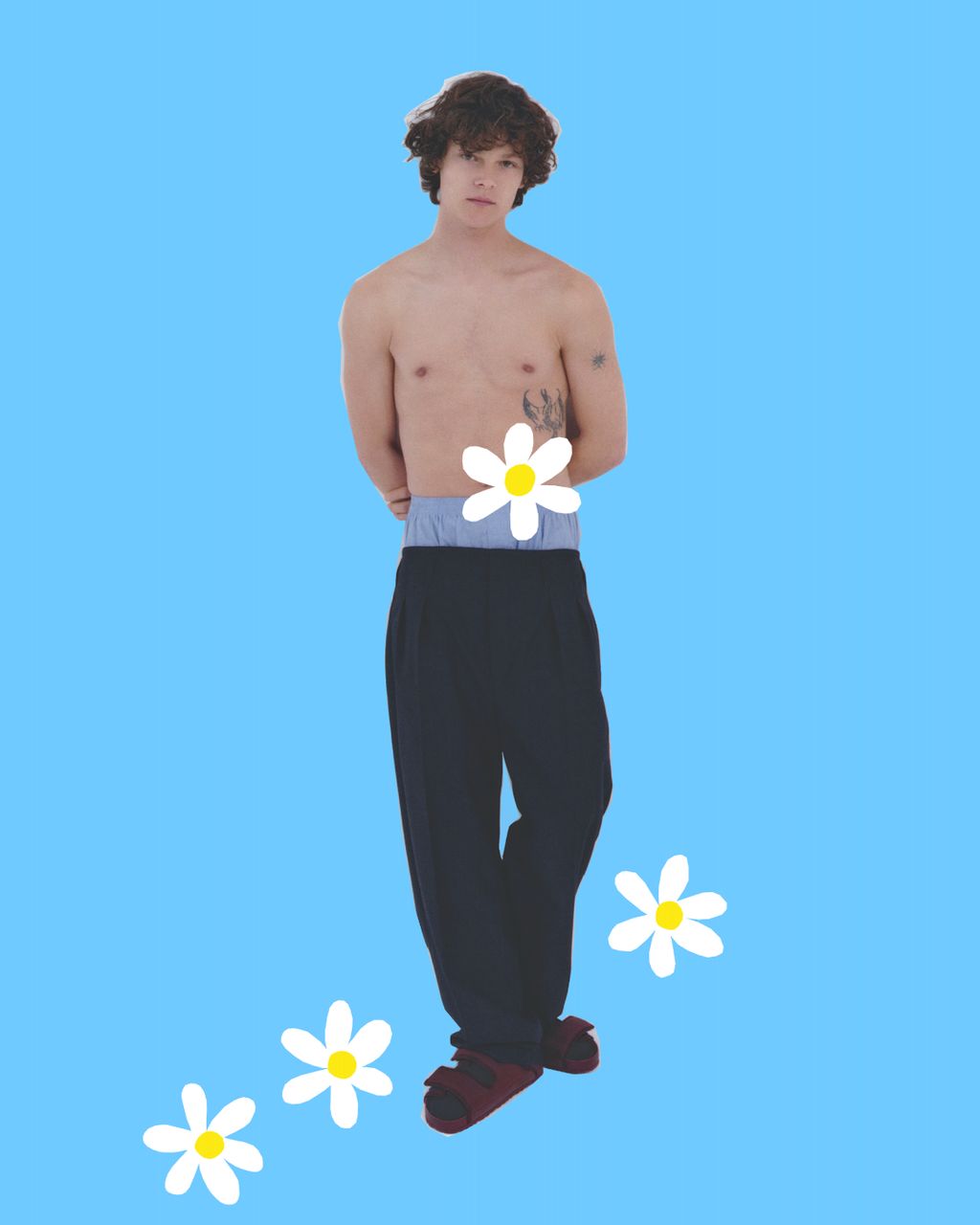 Fashion Week Paris Spring/Summer 2025 look 15 from the Birkenstock 1774 collection 男装配饰